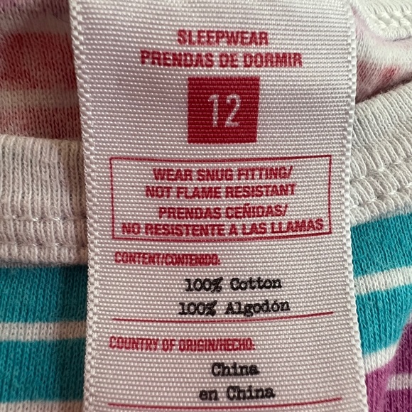 Target PJ’s 2 Pairs Unisex Boys / Girls Stars and Rainbow PJ’s Sz 12 100% Cotton - Picture 6 of 6